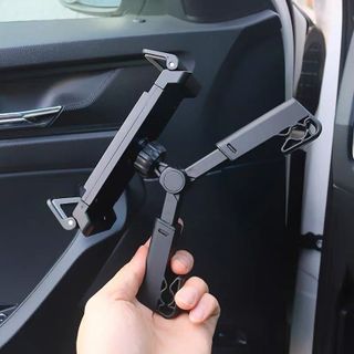 Giá đỡ máy tính bảng, điện thoại kẹp ghế sau ô tô xoay 360 gấp có thể gấp gọn lại
