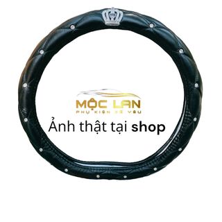 Bọc vô lăng D-Cut đính full đá,đính đá thiên nga cao cấp cho xe elentra, Seltos, Suzuki XL7 tạo điểm nhấn cho xế yêu