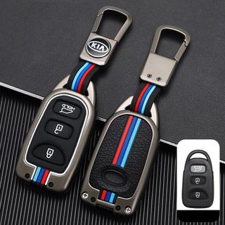 Ốp khóa kim loại phản quang-Ốp Chìa Khoá KIA Carens, Sportage 2005-2010 3,Hyundai Nút Đời Xe Cũ giá sỉ
