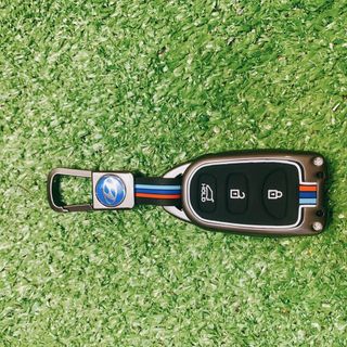 Ốp khóa kim loại phản quang-Ốp Chìa Khoá KIA Carens, Sportage 2005-2010 3,Hyundai Nút Đời Xe Cũ