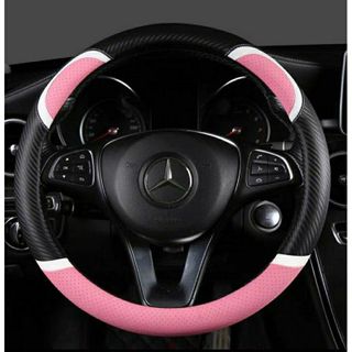 Bọc vô lăng ô tô hình tai mèo dế thương dáng tròn size 38 phù hợp với các loại hãng xe phổ thông 4-7 chỗ ngồi