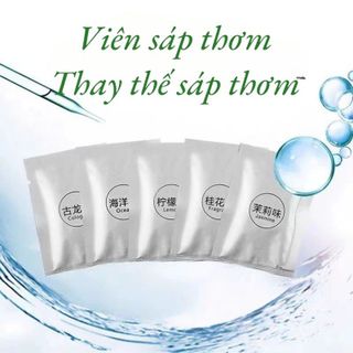 (Viên Nhỏ) Sáp Thơm Ô Tô Viên Thay Thế - Sáp Thơm Cài Cửa Gió Điều Hòa Khử Mùi Xe Hơi Với 6 Mùi Khác Nhau