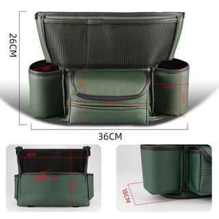 Túi đựng đồ ở giữa 2 ghế ô tô chất liệu bằng da cao cấp chứa đựng khăn giấy,chai nước điện thoại,túi sách tiện lợi....