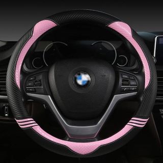 Bọc vô lăng ô tô hình tai mèo dế thương dáng tròn size 38 phù hợp với các loại hãng xe phổ thông 4-7 chỗ ngồi