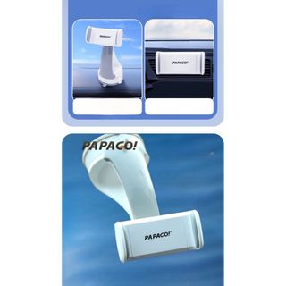 Giá Đỡ Điện Thoại PAPAGO Gắn Taplo Và Kính Lái Trên Ô Tô,Cài Cửa Gió, Kẹp Điện Thoại Ô Tô Xoay 360 Độ Thông Minh ZJ02