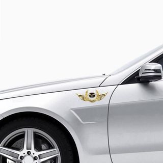 Phụ Kiện Miếng Dán 3D Trang Trí Xe Hơi Hình Đôi Cánh Thiên Thần Logo Hãng xe ô Tô Honda,Toyota,Mazda,Kia,Ford