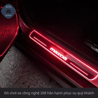 Ốp bậc cửa có đèn LED nhiều màu - KHÔNG DÂY danh cho ô tô với chế độ 7 màu