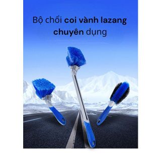 Dụng Cụ Bàn Chải Vệ Sinh Bánh Xe lazang màu xanh vệ sinh bánh xe chuyên dụng cho việc chăm sóc xế yêu