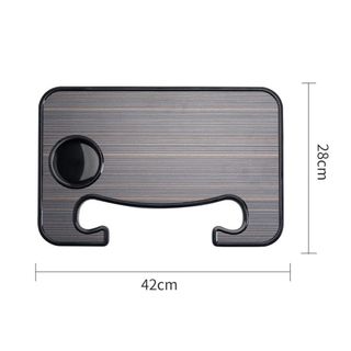 Giá Đỡ Máy tính Bảng,Laptop-Khay Đựng Cốc,Bàn Ăn Mini Đa Năng Gắn Vô Lăng Xe Hơi Tiện Dụng Mộc Lan - Phụ kiện xế yêu