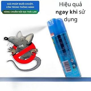 Chai xịt Chuột Thái Lan Rat Off Anti Rat Spray 300ml và 450ml Hiệu Qủa Ngay Khi Sử Dụng Mộc Lan - Phụ kiện xế yêu