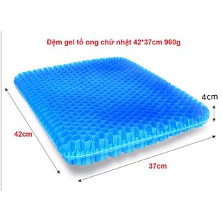 Đệm ngồi 2 lớp 3D thoáng khí MAGIC CUSHION - Đệm Lót Ghế Tổ Ong Silicon Văn Phòng, Ô Tô Cao Cấp - tặng túi kéo đen