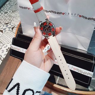 ĐỒNG HỒ SIÊU CẤP NỮ GRA.FF DIAMOND DA XANH ĐỎ