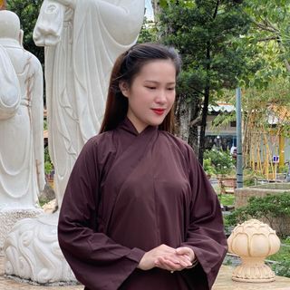 Áo Tràng Phật Tử, Mẫu Pháp Phục Vải Kate Thoáng Mát Phù Hợp Cả Nam Và Nữ - M 101 giá sỉ