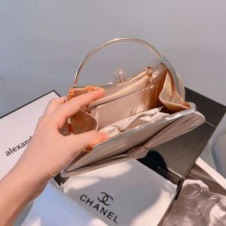 Túi xách quảng châu Túi Đi Tiệc Quai Kiềng Nơ - 01B4233 (Chuyên sỉ túi xách sll, balo, ví, thắt lưng, túi Laptop)
