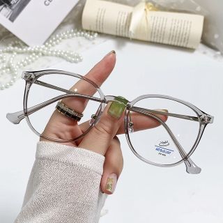 Kính Nữ chống ánh sáng xanh Kính cận thị Chất liệu kim loại Kính cận thị