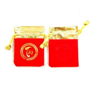 Ông Thần Tài Mạ Vàng Tặng Túi Gấm