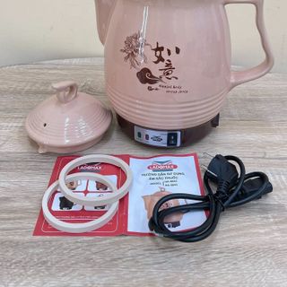 Ấm Sắc Thuốc Điện Ladomax Ha-8845 Màu Hồng, Có Chuông Báo (1tx6)
