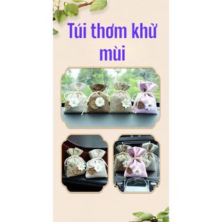 Túi Vải Đựng Hoa Thơm Làm Quà Tặng - Túi Thơm Khử Mùi Treo Phòng, Tủ Quần Áo, Xe Hơi