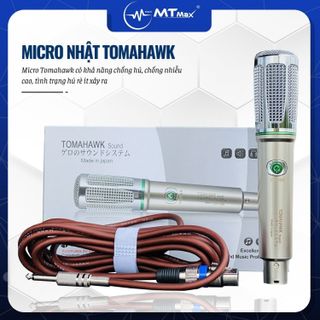 Micro Có Dây Tomahawk 2024 - Thiết Kế Bắt Mắt, Sang Trọng - Dây Dài 5m