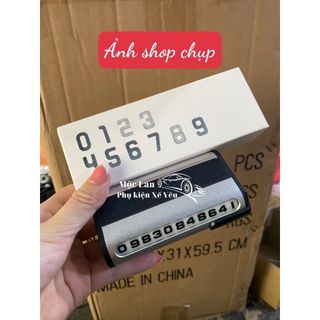 Bảng Ghi Số Điện Thoại Bằng Kim Loại Sử Dụng Năng Lượng Mặt Trời Có Đèn LED Dạ Quang, Điều Chỉnh Con Lăn Số Dễ Dàng