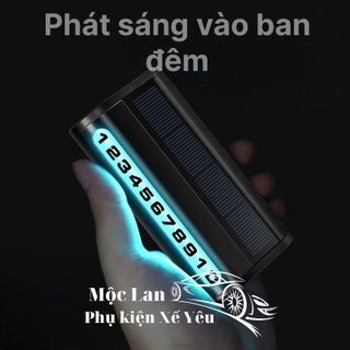 Bảng Ghi Số Điện Thoại Bằng Kim Loại Sử Dụng Năng Lượng Mặt Trời Có Đèn LED Dạ Quang, Điều Chỉnh Con Lăn Số Dễ Dàng