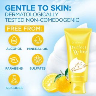 Sữa Rửa Mặt Senka Vita C Vàng