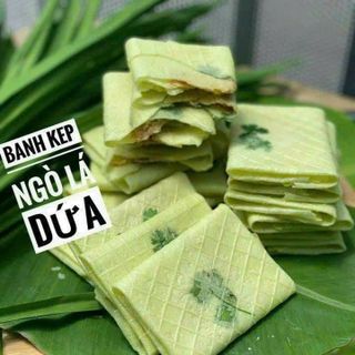 BÁNH KẸP NGÒ NHÂN ĐẬU PHỘNG LÁ DỨA BÉO NGẬY THƠM NGON - WINNIE HOUSE