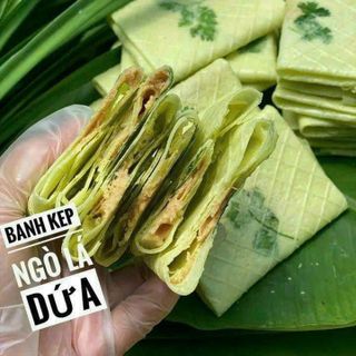 BÁNH KẸP NGÒ NHÂN ĐẬU PHỘNG LÁ DỨA BÉO NGẬY THƠM NGON - WINNIE HOUSE