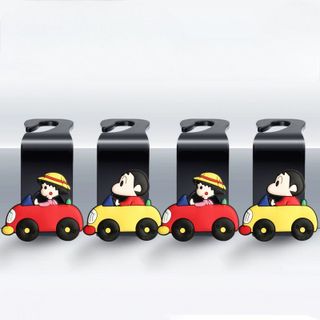 Set 2 Móc Treo Đồ Sau Ghế Xe Hơi Hoạt Hình Siêu Dễ Thương, Tiện lợi Độ Bền Cao Chịu Tải Tốt