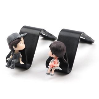 Set 2 Móc Treo Đồ Sau Ghế Xe Hơi Hoạt Hình Siêu Dễ Thương, Tiện lợi Độ Bền Cao Chịu Tải Tốt