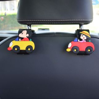 Set 2 Móc Treo Đồ Sau Ghế Xe Hơi Hoạt Hình Siêu Dễ Thương, Tiện lợi Độ Bền Cao Chịu Tải Tốt