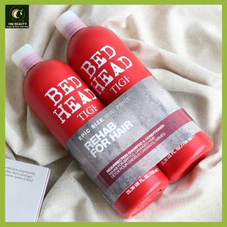 Bộ gội xả Tigi Bed Head MC 750ml phục hồi chăm sóc giúp tóc hư tổn mềm mượt hỏng hóc tổn thương chuyên nghiệp cao cấp
