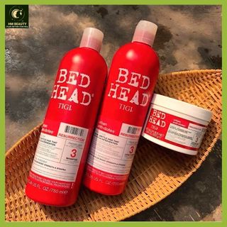 Bộ gội xả Tigi Bed Head MC 750ml phục hồi chăm sóc giúp tóc hư tổn mềm mượt hỏng hóc tổn thương chuyên nghiệp cao cấp