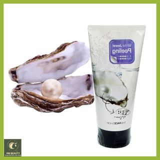 Tẩy tế bào chết Ngọc Trai THE FA.CE SHOP SMART PEELING White Jewel 120ml làm đẹp loại bỏ da chết trắng sáng hồng mịn màng tự nhiên