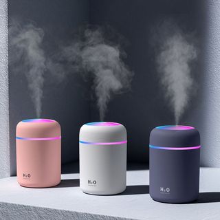 Máy phun sương tạo độ ẩm nhiều màu sắc dùng cổng sạc USB
