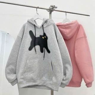 Áo hoodie in mèo
