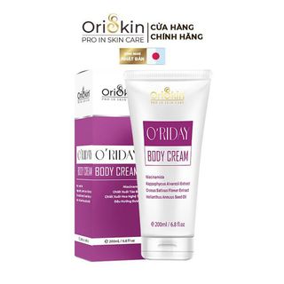 Kem Dưỡng Trắng Da O'riday Body Cream, Dưỡng Trắng Da Toàn Thân, Chống Nắng Cấp Ẩm Da Body 200ml