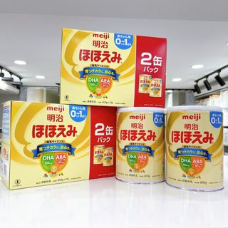 Sữa Meiji lon cho trẻ từ 0 tháng - 1 tuổi Meiji Hohoemi Milk BÁN SỈ DATE 11/2024 giá sỉ