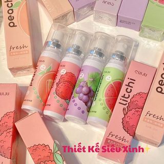 Xịt Thơm Miệng Hương Trái Cây CUIJU Dung Tích 22ml Chai Xịt Thơm Miệng Giúp Hơi Thở Thơm Mát