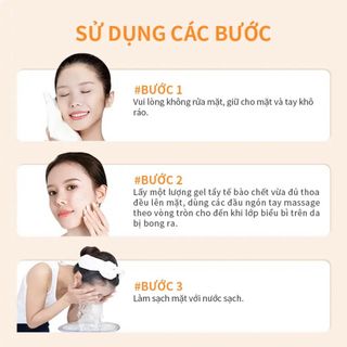 [CHÍNH HÃNG] GMEELAN Tẩy Tế Bào Chết Da Mặt Dịu Nhẹ 50g Orange Exoliate Gel Làm Trắng Da Sạch Sâu Lỗ Chân - Giá sỉ - Giá bán buôn
