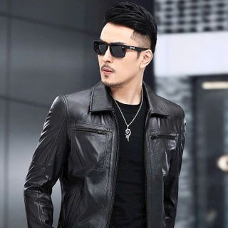 ÁO KHOÁC DA NAM PHONG CÁCH LỊCH LÃM MỚI AD050