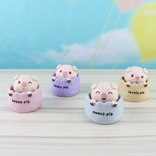 Heo Happy,Lucky &Love Sweet Pig Trang Trí Xe Hơi Đặt Taplo Siêu Dễ Thương quà Tặng Người Thân Và Bạn bè