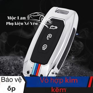 Ốp khóa kim loại cao cấp dáng thể thao xe ô tô FORD Focus Kuga Fiesta MK4 ST bảo vệ chìa khóa chịu va đập tốt