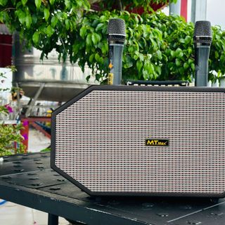 Loa Xách Tay Karaoke Chính Hãng MTMax DK08 Pro - Loa 5 Đường Tiếng Công Suất Lớn 420W, Thiết Kế Độc Đáo, 2 Bass 15cm Siêu Trầm Ấm, Căng Chắc Bảo Hành 12 Tháng Tặng Kèm 2 Micro Không Dây Và Bộ Pin Sạc Đa Năng
