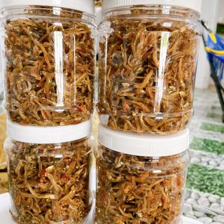 Cá cơm rim hũ 350 gam