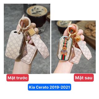Ốp TPU GUCCI, BBR, DIOR các dòng xe KIA DÒNG 3 NÚT SƯỜN: KIA CERATO 2019,2020,2021...Bảo vệ ốp khóa