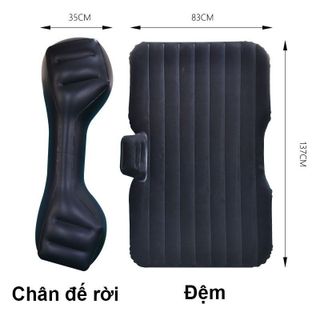Đệm Hơi ô tô Mộc Lan dành cho xe 4-7 Chỗ Tặng Kèm Bơm Điện Và 2 Gối Cao Cấp -Sang Trọng,Phù Hợp Với Trẻ Nhỏ Và Người Lớn