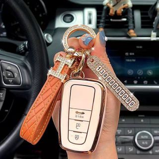 Bao chìa khóa ô tô TPU mạ crom toyota Camry 2019 - 2022, Altis 2022loại 3 nút và 4 bấm -ôm sát chìa bảo vệ ốp khóa