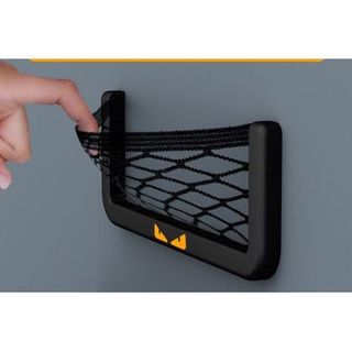 Giá đỡ túi lưới dán đa năng, loại lớn 20x8cm di động gắn mọi nơi tiện lợi để điện thoại, đồ đạc và rác trên xe ô tô F248