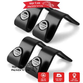 Móc treo đồ ghế sau in hình logo các hãng nhỏ gọn tiện lợi chất nhựa dẻo ABS chịu lực tốt - Mộc Lan Phụ Kiện Xế Yêu